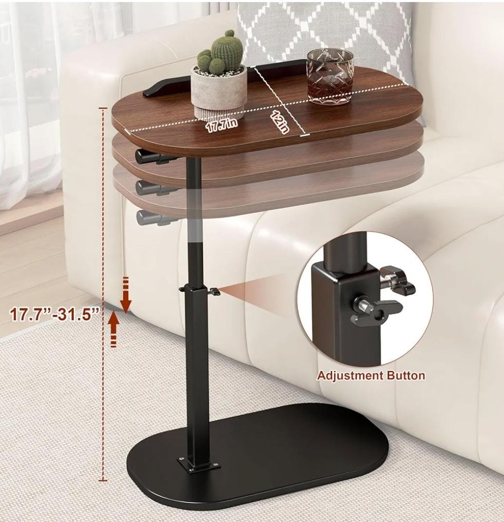 "Transforma tu espacio con la mesa auxiliar giratoria "  - ENVIO GRATIS