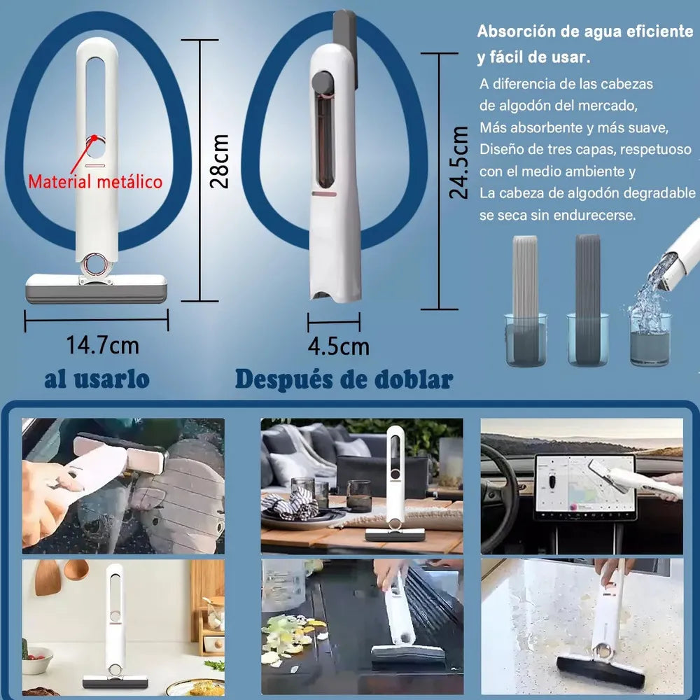 ✨ Mopa Ultra Absorbente 360° – Limpieza fácil y rápida ✨